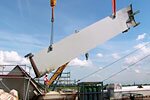 Stadsbrug Nijmegen - Inhijsen boogelement